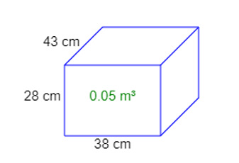 立方公尺計算 長方體的體積 M Cubic Meter